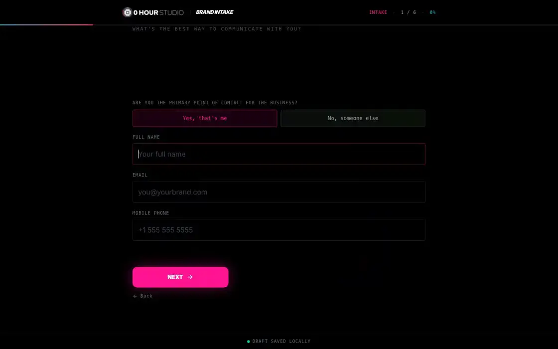 Customize Experience