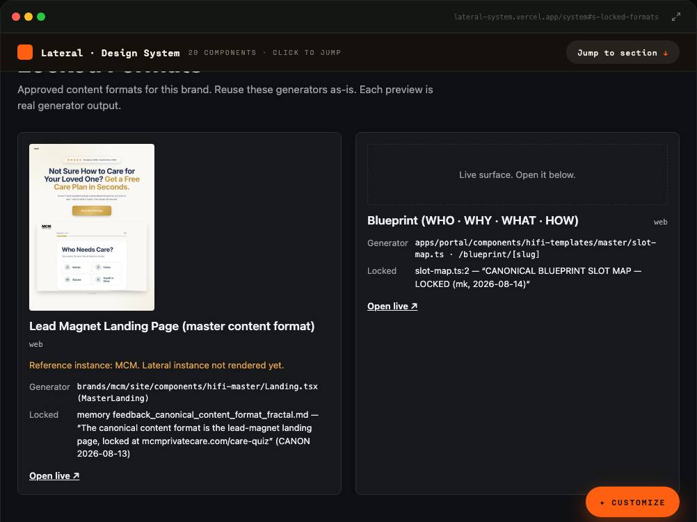 Lateral Fulfillment · Lead Magnet Landing Page