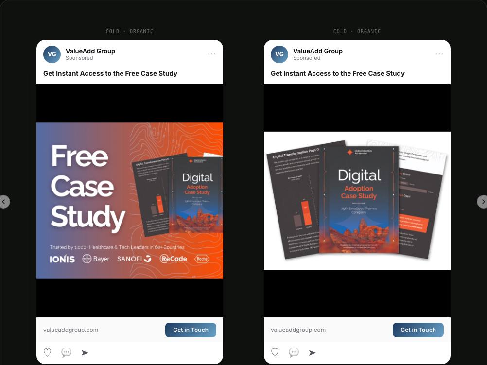 ValueAdd Group · Comment-To-DM Case Study Post